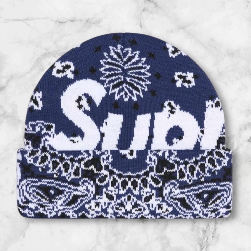 Supreme Blue Bandana Hat